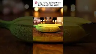 Ultra-Realistic Foam Banana Cutting ASMR | Precise Soft Slice & Sounds #asmr #ytshorts #shorts