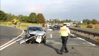 Mainz: Unfalltote auf der A60