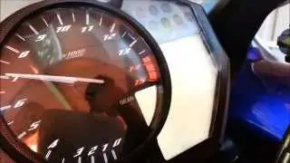2014 R1 Crossplane Change Display Brightness and Shift Indicator Light Control Mode