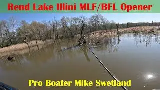 Bass Tournament on Flooded Rend Lake: INSANE Conditions!