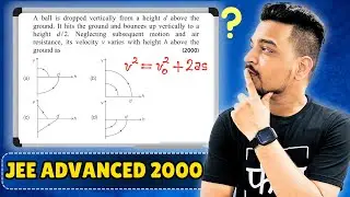 JEE Advanced 2000 PYQ | Kinematics 1D | Velocity vs Displacement Graph Problem Explained