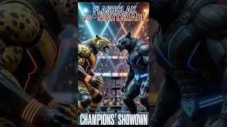 &ldquo;Flashclaw 🐆 vs Nightshade panther &ndash; The Ultimate Neon Wrestling Showdown | Who Wins?&rdquo; #shorts