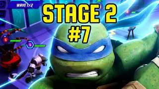 TMNT Legends Gameplay #7 (Chapter 1, Stage 2, Hard Mode)