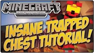 Minecraft Xbox & Playstation : TU19 UPDATE - LAVA PIT CHEST TRAP | REDSTONE TUTORIAL!