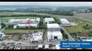 New Technology Campus: Construction Progress (August 15, 2024)