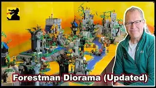 My collection of Forestmen sets in updated Diorama - What story do these sets tell?