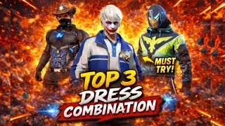 Top 3 FF Freestyle Dress Combo | Rare & Pro Outfit 🔥|| Nirbhay gamer3 || 