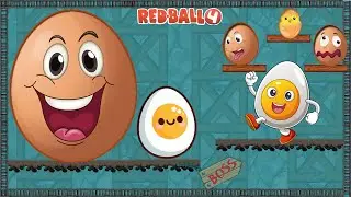 Big Red Ball 4 vs Egg Ball All Level Mixup Stage 13