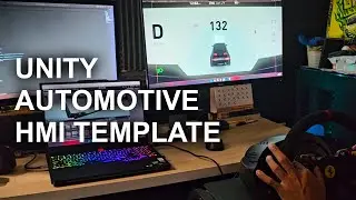 Unity Automotive HMI Template Prototype