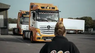 Aurélie et Tamara, conductrices de poids lourds