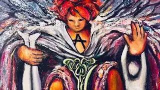 Tarot Card 12 HANGING MAN I Am ONE Deck Daily Cards Reading by Maya Britan Artist Creator Speaker