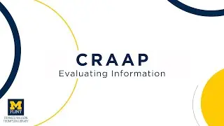 Оценка информации с помощью CRAAP