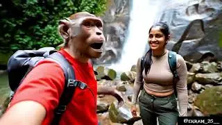 Monkey Vlog: A Day in the Jungle