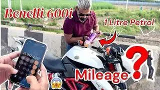 Benelli 600 i Mileage Test With Sc Project Exhaust |||￼ Shocking 😳 Result 😱😱😱