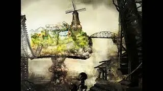 Tiny World on a Floating Island | Hand-Drawn 3D Loop Experiment