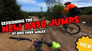 Completing The NEW A470 Jump Line At BikePark Wales 🏴󠁧󠁢󠁷󠁬󠁳󠁿