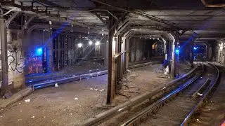 IRT Broadway/7th Avenue line action at 42nd Street (S)huttle Platform
