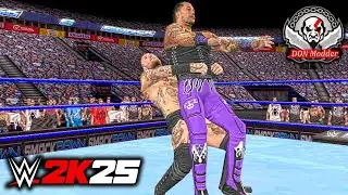 Видео игрового процесса матча Дэмиан Прист против Алистера Блэка в WWE 2K25 для PSP | DON Modder