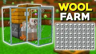 Easiest Wool Farm 1.18 Minecraft Bedrock Edition
