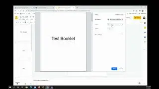Google slides into a printable booklet