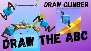 DRAW CLIMBER. DRAW THE ABC (A-Z) Gameplay.