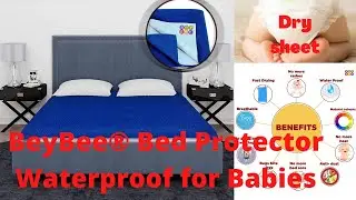 Bey Bee Double Bed size Dry sheet review in tamil//Urine sheet//Waterproof Baby Mattresses producter