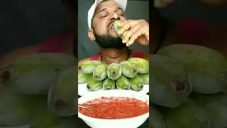 006 raw banana asmr eating challenge#shorts💖❤💝🔥