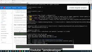 AngularJS 9 First Step Hello World