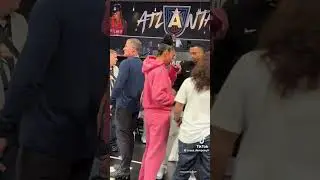 azzi at the dallas wings game to see paige | video credits : tessa.dempsey9