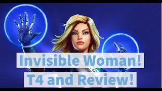 Invisible Woman Review! Worth Investing? T4, Beginner's Guide | Marvel Strike Force - Free to Play