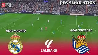 Real Madrid vs Real Sociedad | La Liga | Simulaci&oacute;n de PES 2021