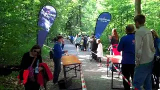 Zieleinlauf des Buchhaus Wittwer beim Stuttgarter B&uuml;cher-Lauf