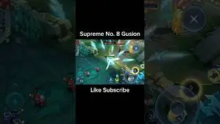 Supreme No. 8 Gusion #mobalegends5v5 #gusion #shorts