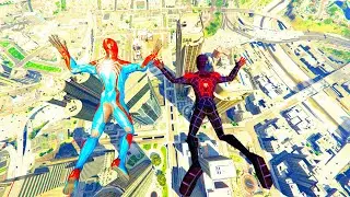 GTA V - Ragdolls And Fails Compilation V.65 (Miles Morales Vs Spider-Man: Velocity / Epic Ragdolls)