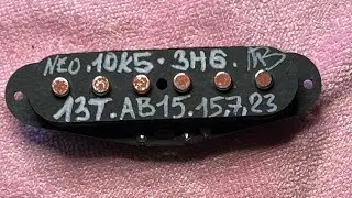 Prvn&iacute; test KingPickups NoiseLess s  Neodymov&yacute;mi magnety - uměle zestařeno.