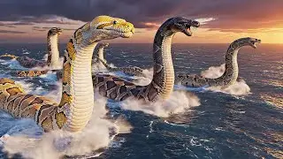 Mosasaurus vs Titanoboa &ndash; The Deadliest Battle Under the Ocean