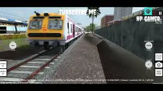 Local demu passenger in indian railway local Mumbai passenger #railworks #subscribe #train #share