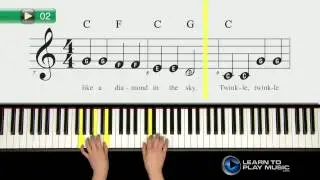 Ex002~FC Electronic Keyboard Lessons for Young Beginners Book 2 ~ Progressive ~ Full Chords