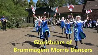 Glorishears of Brummagem Morris Dancers at St. George's Day Celebrations Walsall Arboretum 2025