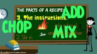 How to write a recipe for kids