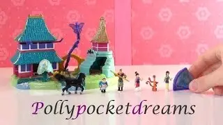 99% complete Mulan Brave Journey 1997 Disney Playset Vintage bluebird mattel Polly Pocket Mini✨