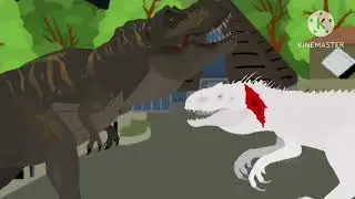 Jurassic world Rebirth vs Indominus Rex [Aftermath] #Jurassicworld2015 #JurassicworldRebirth 