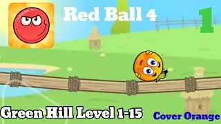 Red Ball 4 Green Hill Full Level Cover Orange Ball