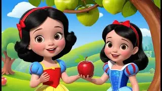 Snow White&rsquo;s Apple Giggle 🍎❄️ | Funny and Fun Kids Nursery Rhyme Animation