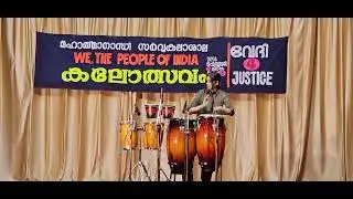 MG university kalolsavam 2024 Percussion| Drums solo #drums #trending