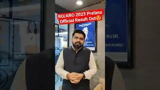 UPPSC RO/ARO Prelims 2023 Result Out | RO/ARO Result Declared #shorts #roaroresult #vaibhavsir