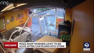 Pizza delivery driver recalls car driving into store