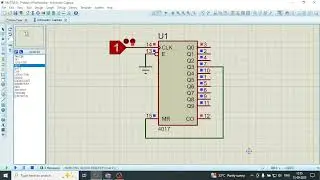 Decade Counter Ic4017 Set as U Wish Counter Upto 10  in Proteus#shortsvideo #shortvideo #shortvideos