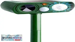 2024 Solar Ultrasonic in Repellent Defender Rat Squirrel Deer Raccoon Skunk Rabbit Review