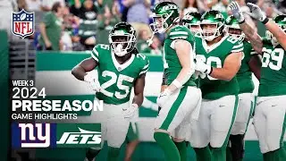 New York Jets Top Plays vs. New York Giants | 2024 Preseason Week 3
